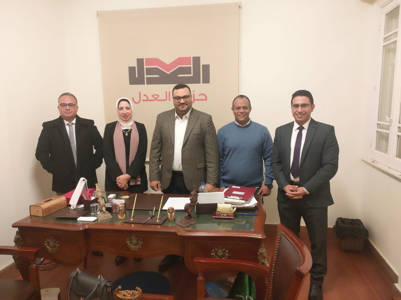 المكتب السياسي لحزب العدل يعلن عن ضم خبرات اقتصادية ومالية استشارية جديدة