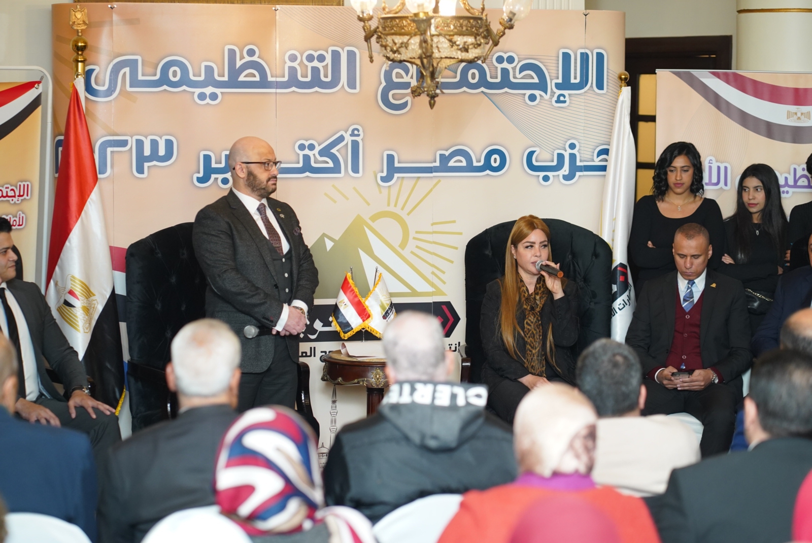جيهان مديح : حزب مصر أكتوبر ملك للشعب وليس ملك افراد او حكرًا لاحد