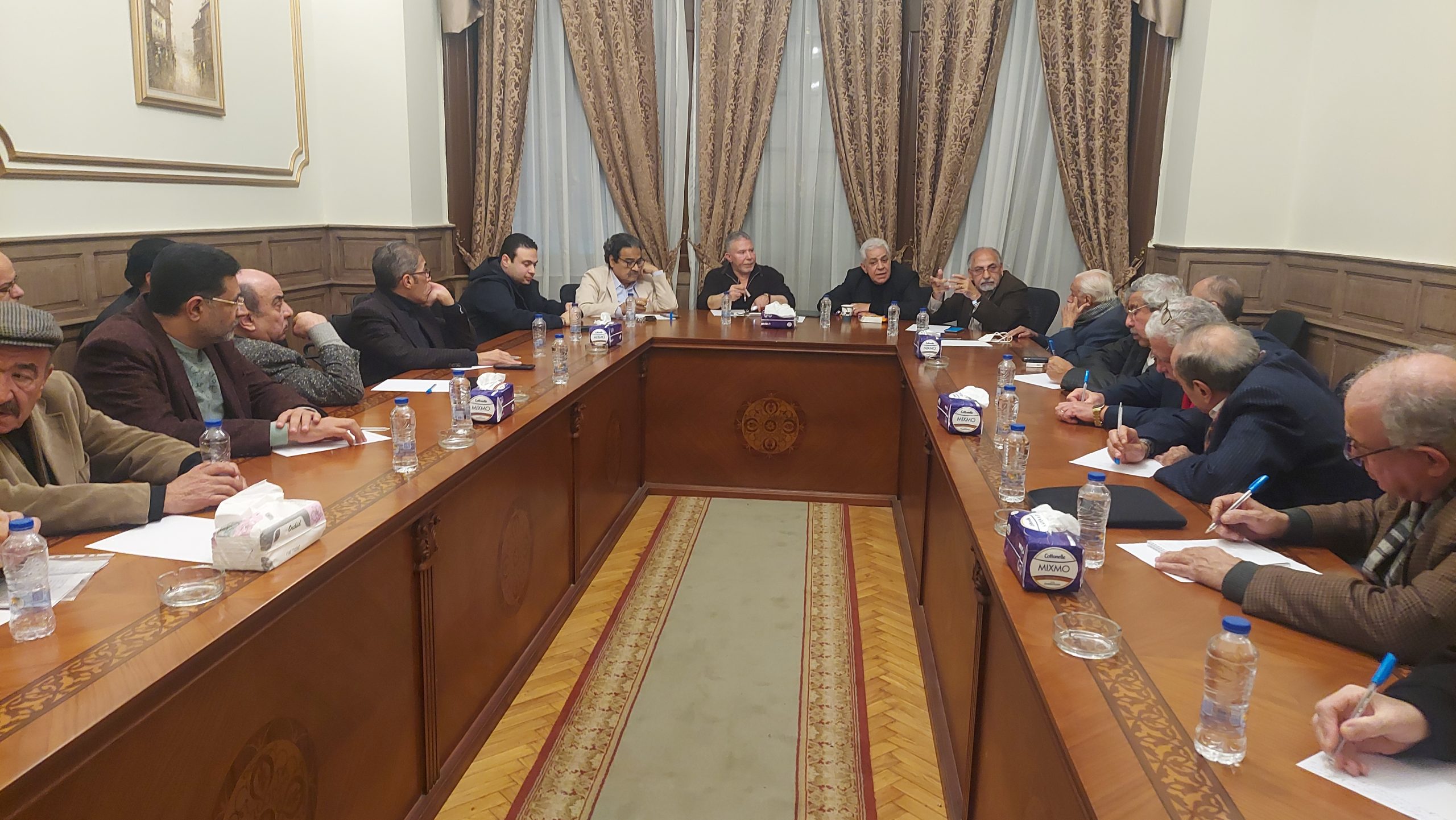 الحركة المدنية الديمقراطية تتابع ملفات الحوار والأزمة الاقتصادية ودعم الشعب السوري
