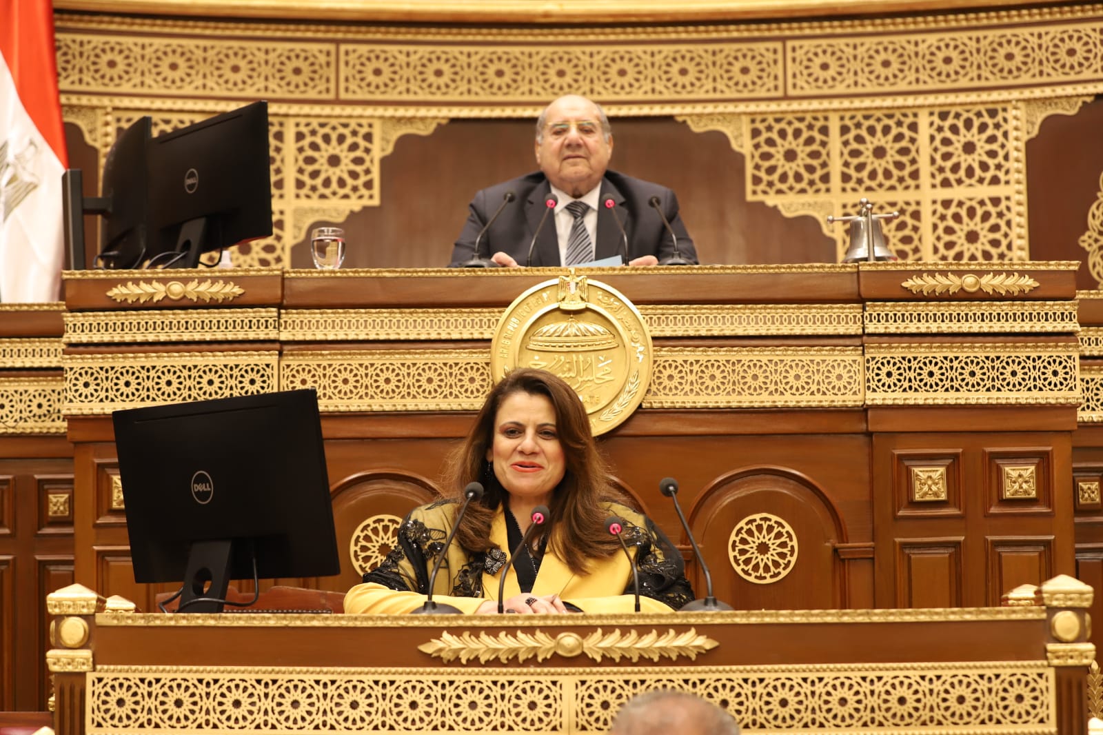 وزيرة الهجرة أمام "الشيوخ": إنشاء شركة استثمارية للمصريين بالخارج.. تحويلات المصريين بالخارج بلغت نحو 7.31 مليار دولار عام 2021.. المصريين بالخارج هم عمق الأمن القومي لمصر