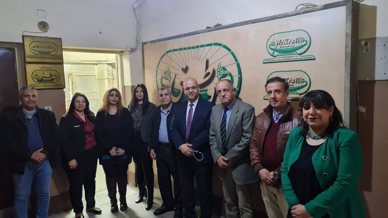 معتز الشناوي يزور جريدة وطني ويؤكد على ضرورة تعديل قانون الصحافة الذي يقيد عمل الصحفيين