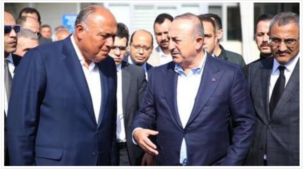 الخارجية تصدر بيانا حول زيارة وزير الخارجية التركي للقاهرة