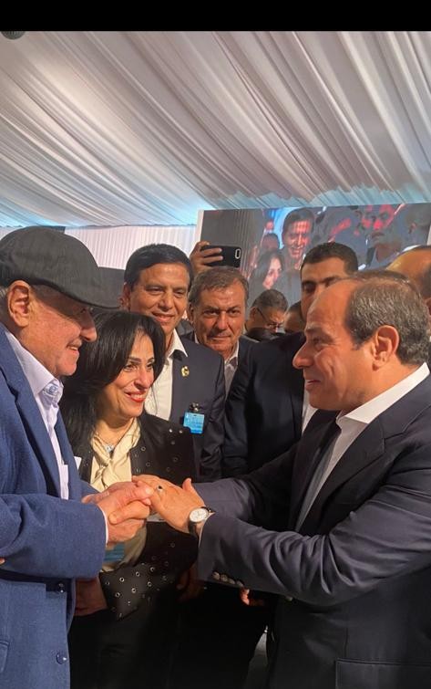 اللواء طارق نصير :شرفت باللقاء الودي مع الرئيس السيسي والفريق جلال الهريدي