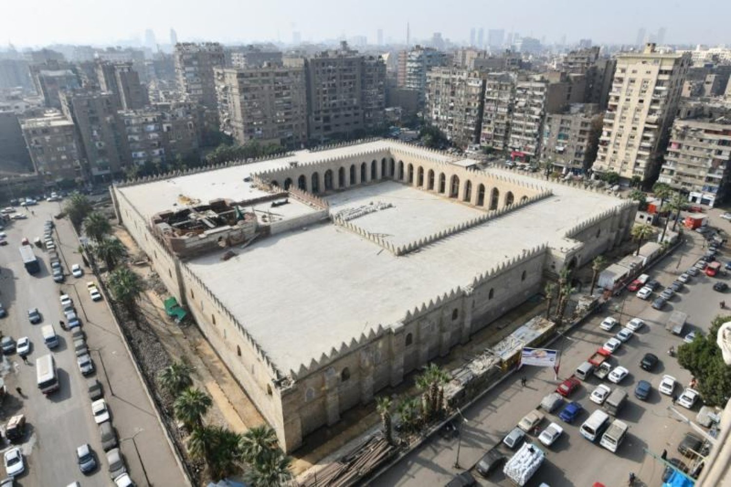 بدء فعاليات افتتاح مسجد الظاهر بيبرس