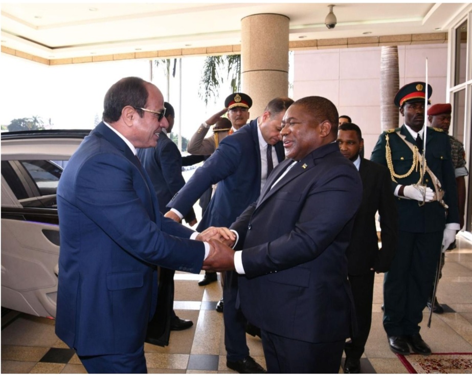 الأزمة السودانية والتعاون المشترك ومكافحة الإرهاب; تتصدر مباحثات الرئيس السيسي ونظيره الموزمبيقي