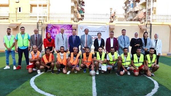 وفد تنسيقية شباب الأحزاب يزور مركز العزيمة لمكافحة وعلاج الإدمان ببورفؤاد