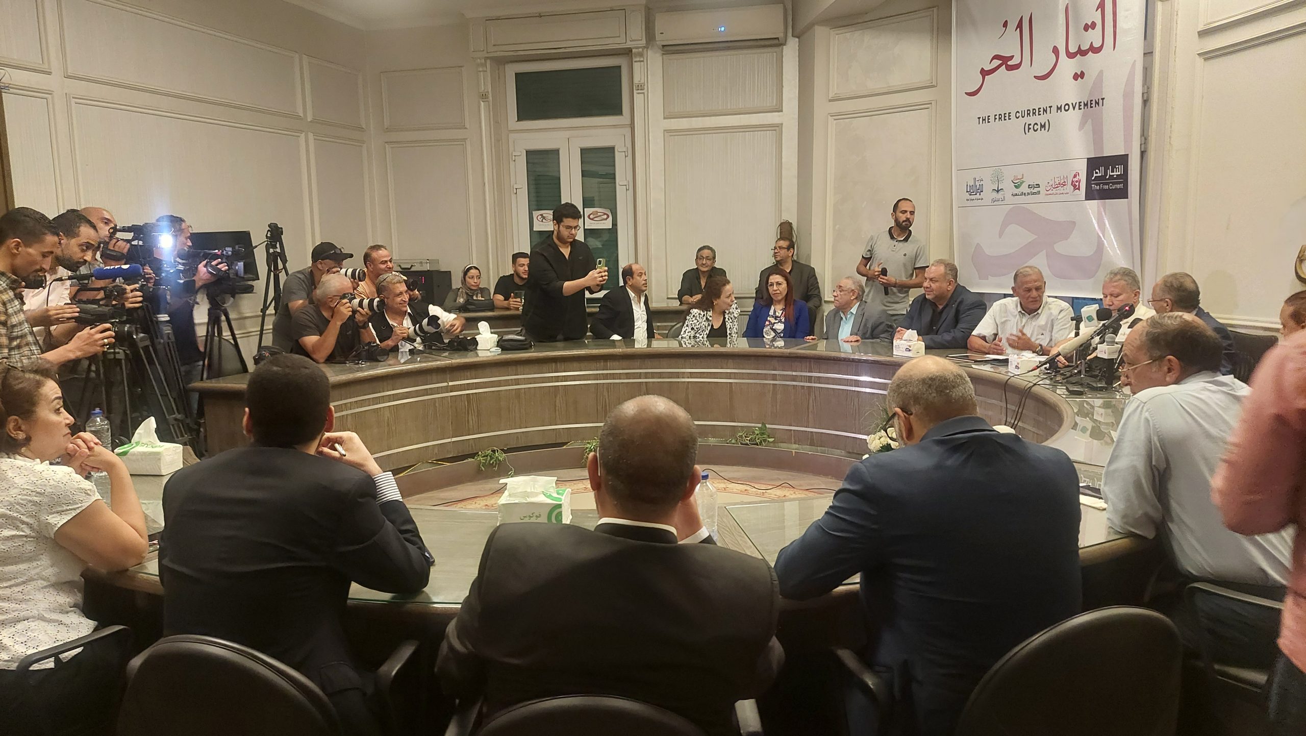 "التيار الحر" يصدر ييانه النهائي بشأن استمرار حبس هشام قاسم رئيس التيار