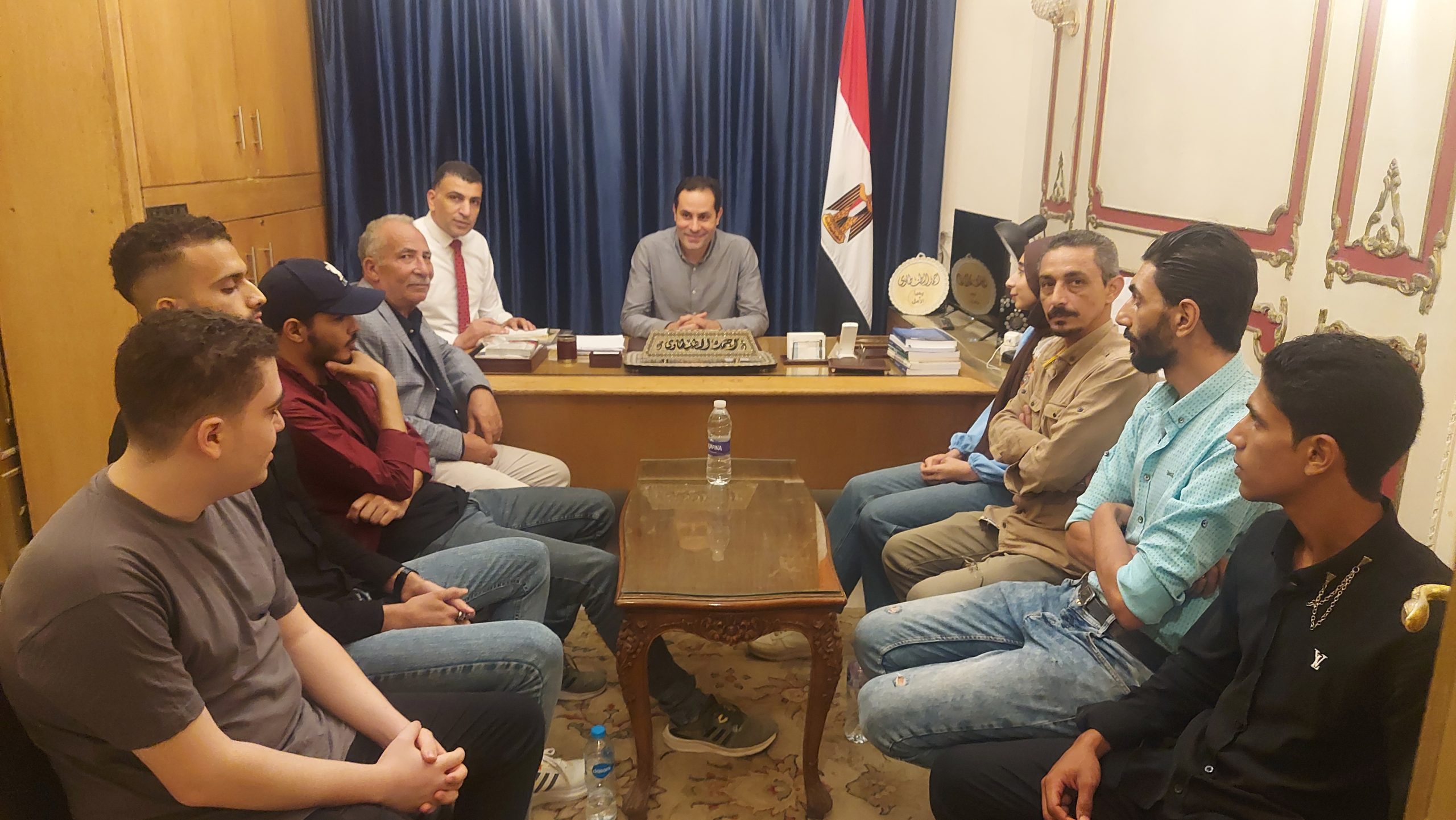 الطنطاوى يلتقى بمسؤول حملته الانتخابية بمحافظة الشرقية