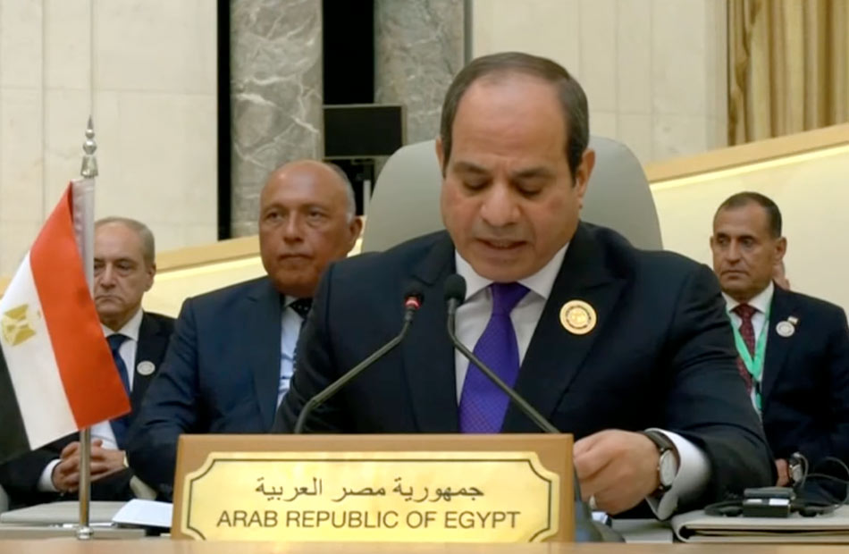 عبدالفتاح السيسي: الوضع خطير ولن نترك الفلسطينيين