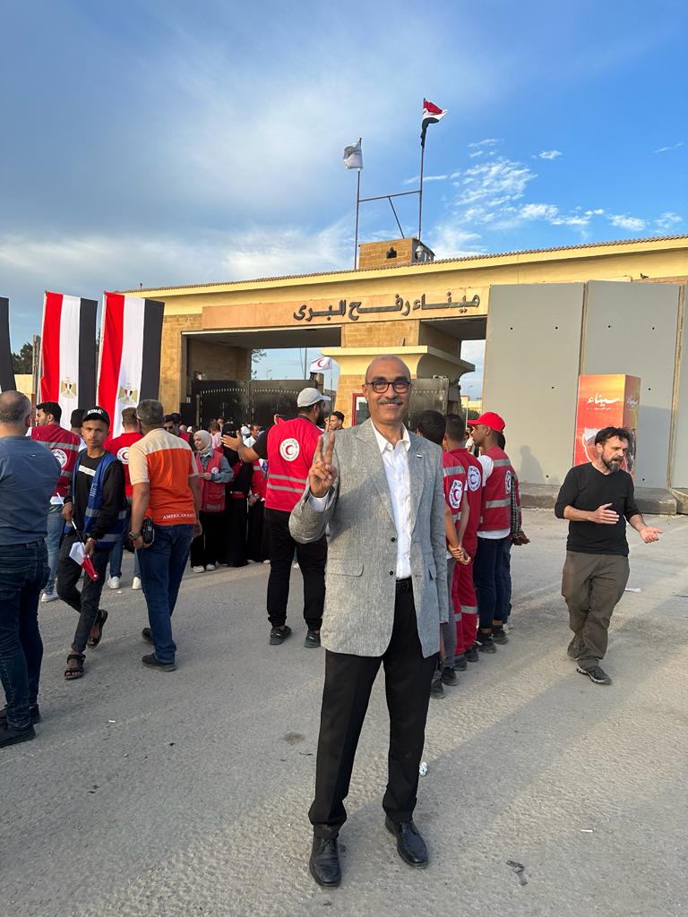 النائب ايهاب منصور: زيارتى اليوم إلى معبر رفح هى رسالة دعم لقواتنا المسلحة الباسلة وجنودنا الابطال