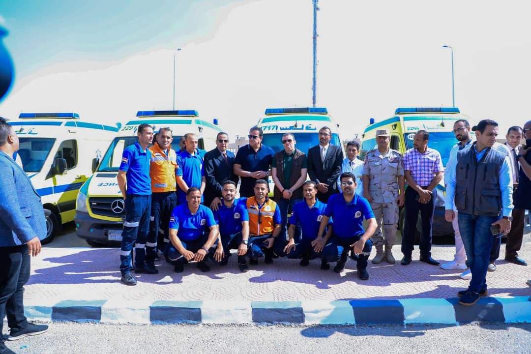 بناء على توجيهات فخامة الرئيس السيسي.. وزير الصحة ومحافظ شمال سيناء يتفقدان مستشفى بئر العبد النموذجي