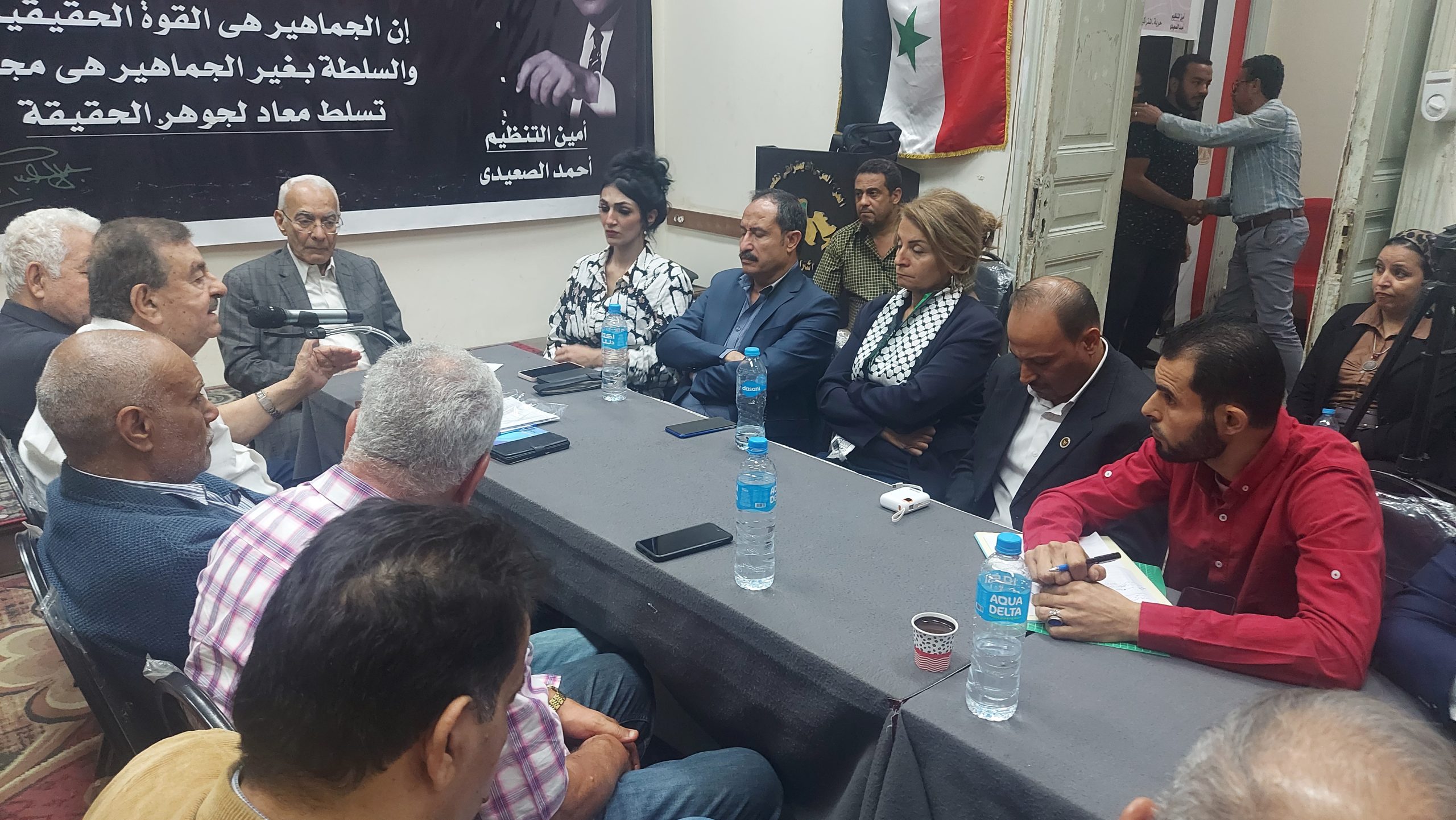 مقر لإدارة الأزمة.. ممثلين الدول العربية بشيدون بالحزب الناصري ودوره فى مواجهة العدوان الصهيوني