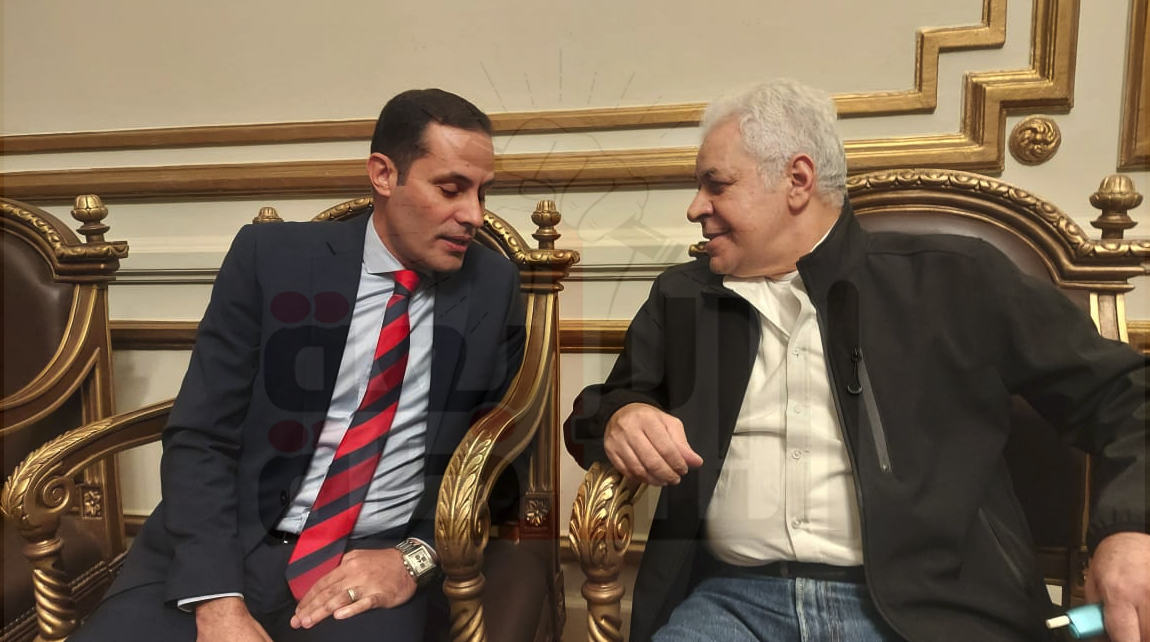 حضور الطنطاوى وحمدين صباحى لمؤتمر دعم الشعب الفلسطيني
