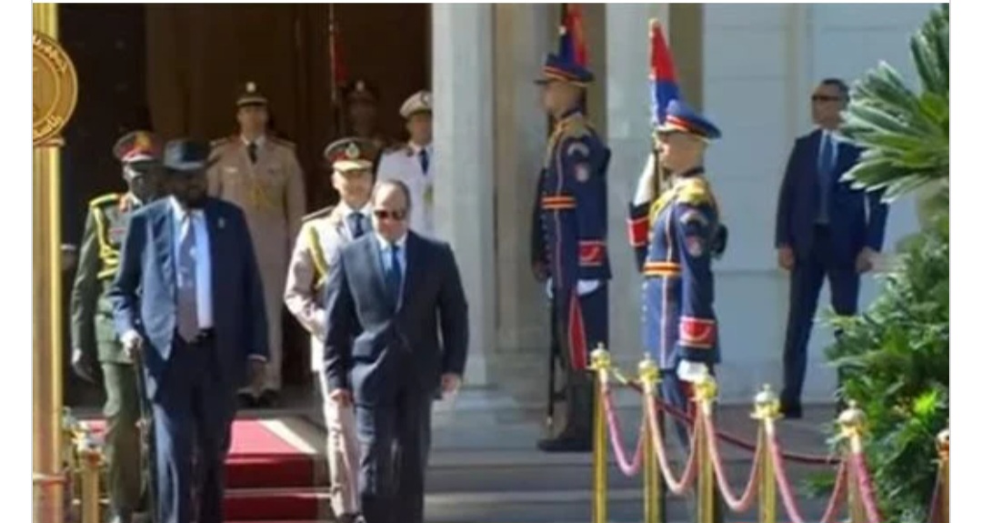السيسي يستقبل سلفاكير رئيس جنوب السودان
