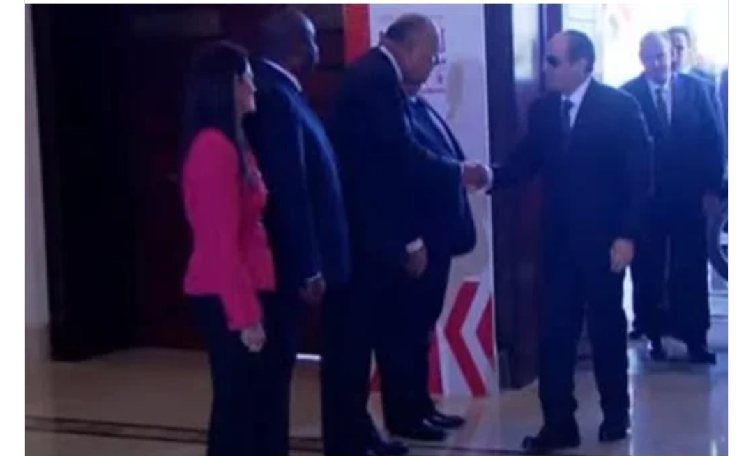 الرئيس السيسي يصل إلى مقر المعرض الأفريقي للتجارة البينية