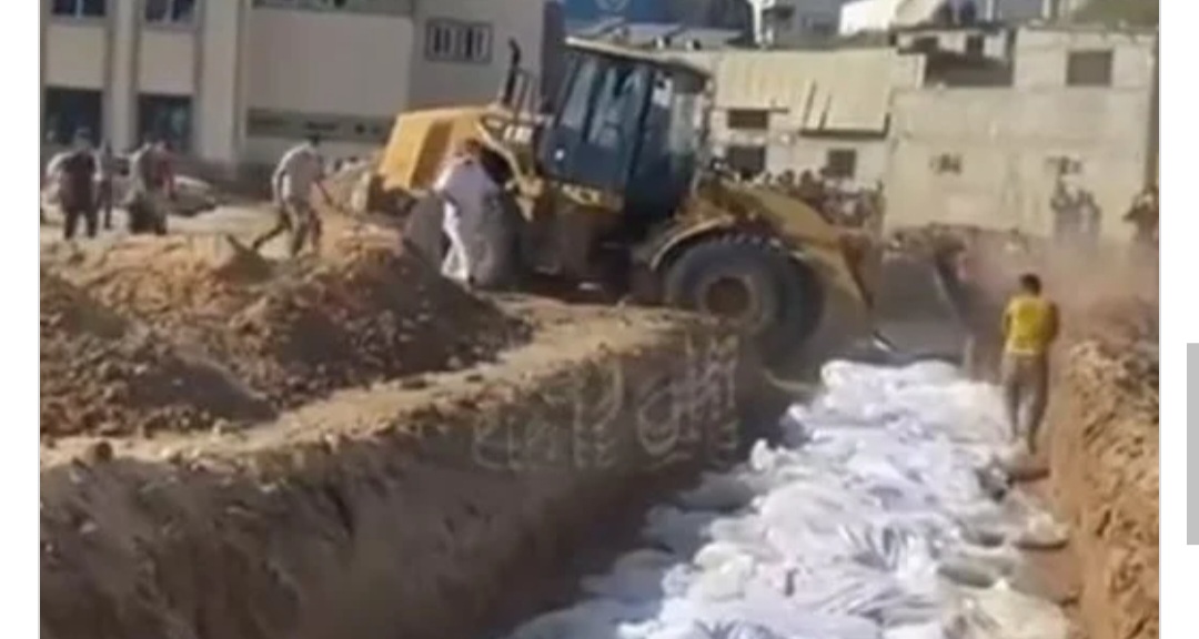 فلسطين.. قبر جماعي لدفن الشهداء داخل مستشفى الشفاء