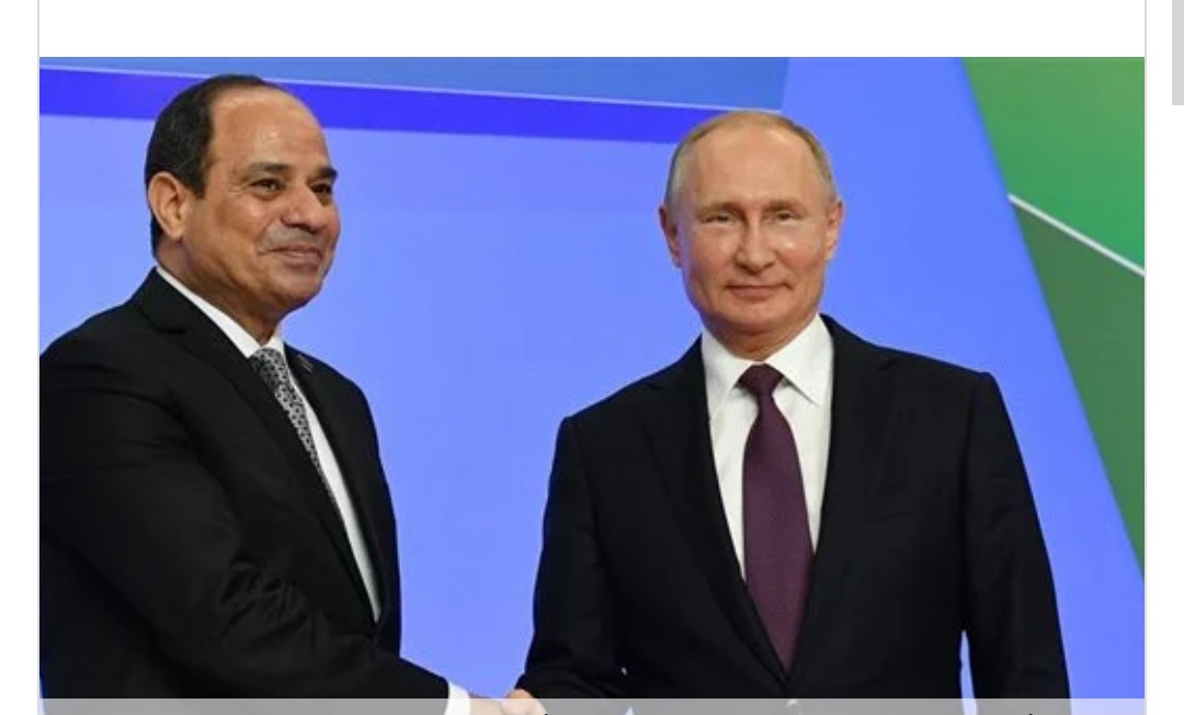 السيسي وبوتين يتفقان على ضرورة وضع حد لسفك الدماء في غزة ودخول المساعدات