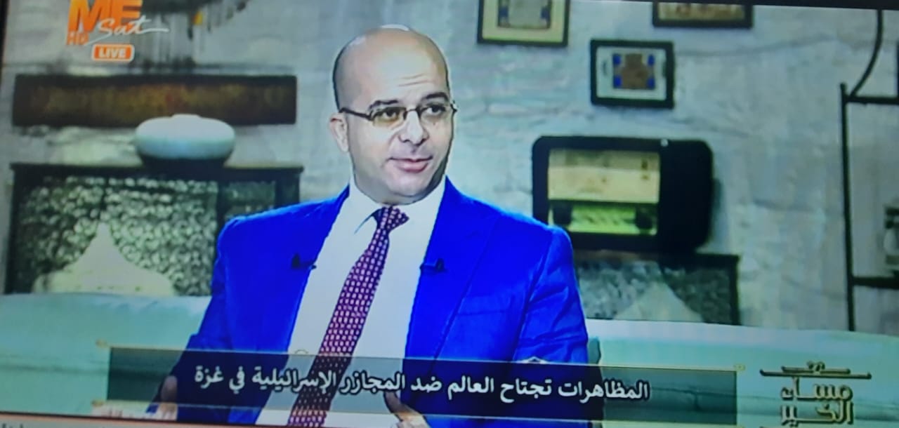فى حواره مع قناة مي سات