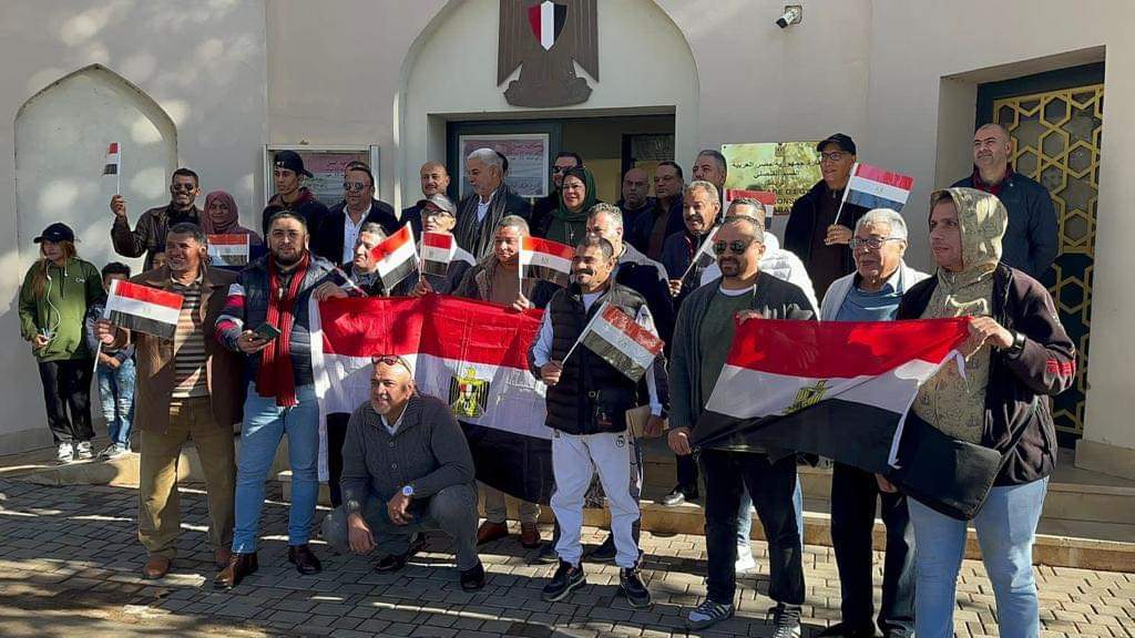 من المغرب.. المصريين في انتخابات الرئاسة يرفعون شعار "نعم للتصويت"