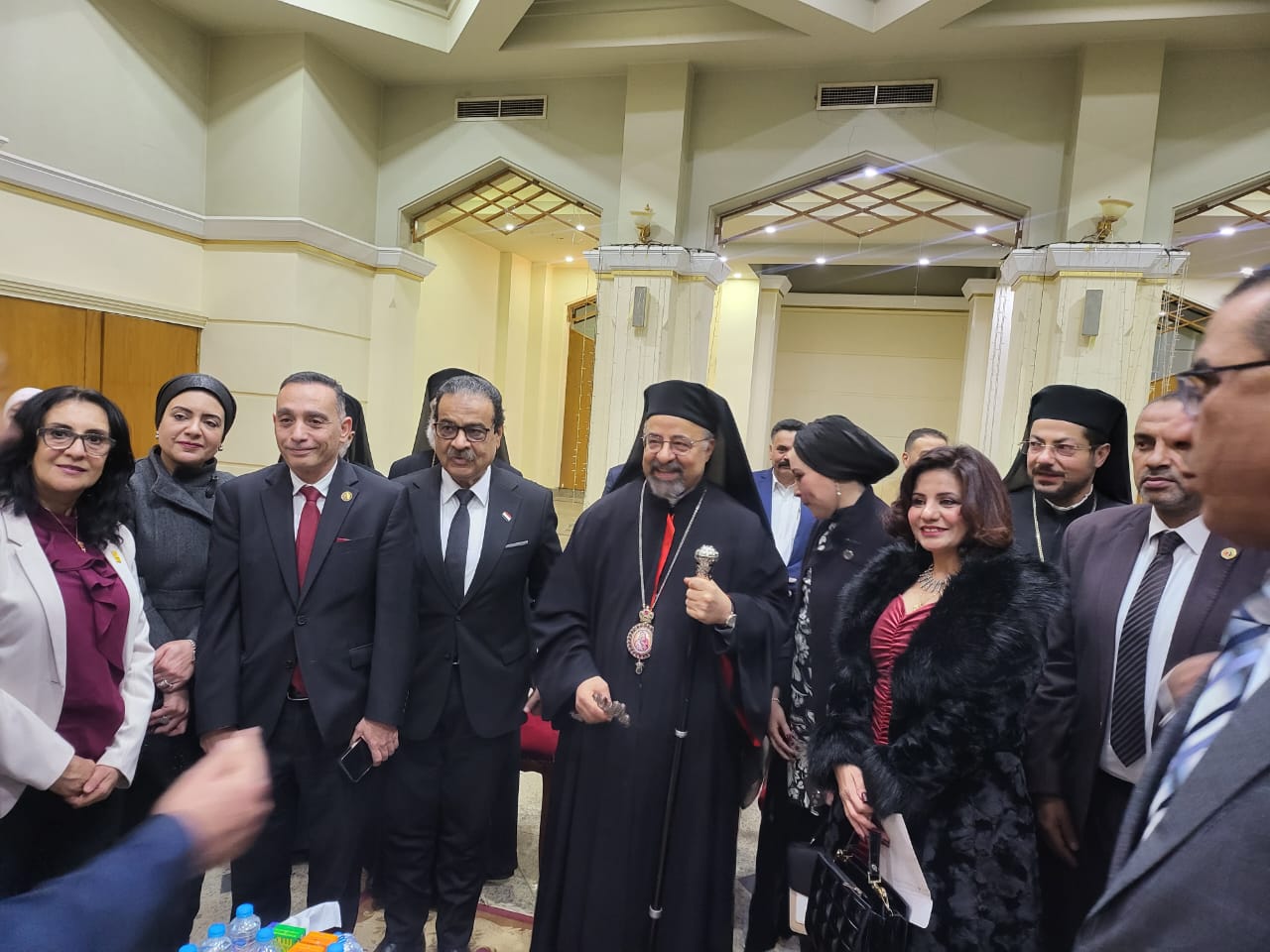 المصري الديمقراطي الاجتماعي يشارك في قداس عيد الميلاد للأقباط الكاثوليك