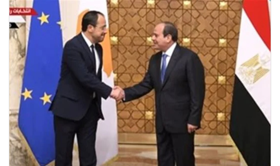 الرئيس السيسي يستقبل نظيره القبرصي بقصر الاتحادية