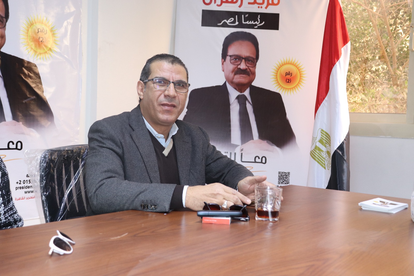 الحايس لـ " فريد زهران" كل الشكر لدخولك معترك السباق الانتخابي رغم ضيق الوقت وقلة الإمكانيات