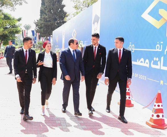 الرئيس السيسي: استطعنا بناء أكبر مدينة رياضية ضخمة من أجل شعبنا
