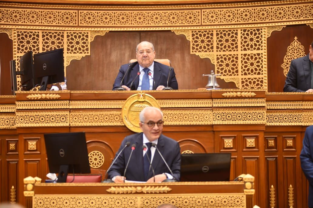 خلال الجلسة العامة لمجلس الشيوخ:..وزير التربية والتعليم يستعرض استراتيجية تطوير التعليم الفنى وخطة الوزارة للتوسع في أعداد مدارس التكنولوجيا التطبيقية