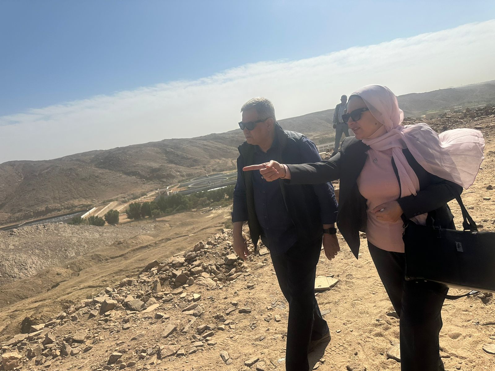 النائبة ريهام عبد النبى تستقبل وفد الشركة القابضة لمياه الشرب والصرف الصحى