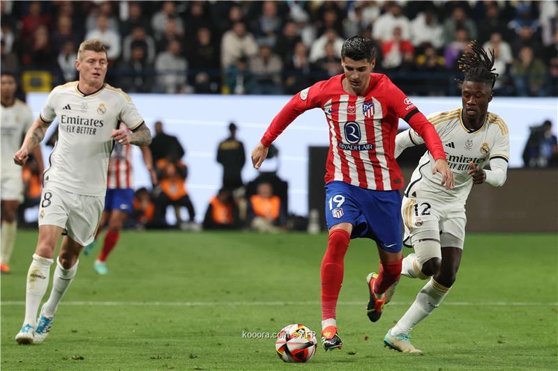 موعد مباراة ريال مدريد وأتلتيكو مدريد في الدوري الإسباني والقنوات الناقلة والتشكيل المتوقع