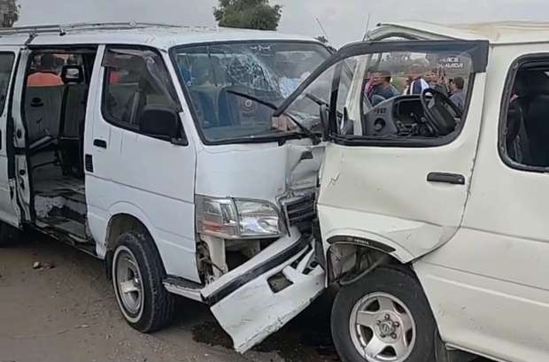 تعرف علي اسماء 12 مصاب فى حادث تصادم سيارتين بالغربية