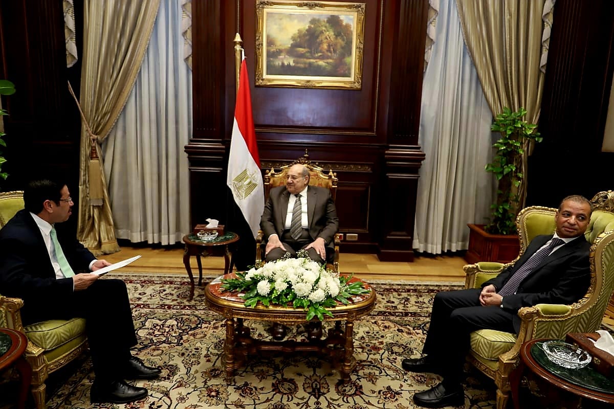 رئيس مجلس الشيوخ يلتقي سفير موريتانيا بالقاهرة