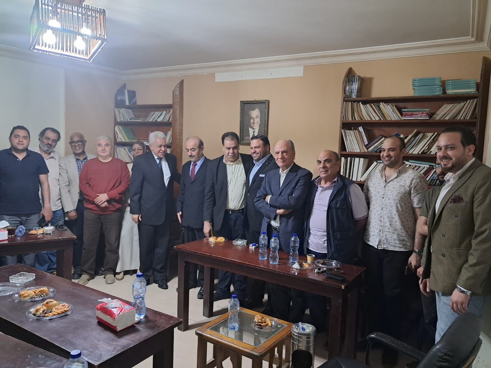 المكتب السياسى لحزب الكرامة يستقبل رئيس الاتحاد الاشتراكي اللبناني