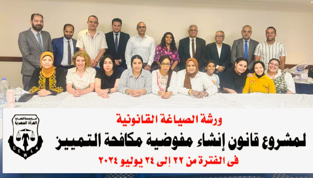 مؤسسة قضايا المرأة المصرية تنتهي من صياغة مقترح قانون إنشاء مفوضية مكافحة التمييز