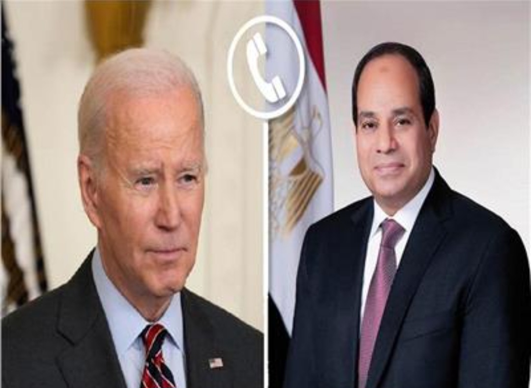 الرئيس السيسي يستعرض نتائج جولة مفاوضات الدوحة حول غزة مع جو بايدن