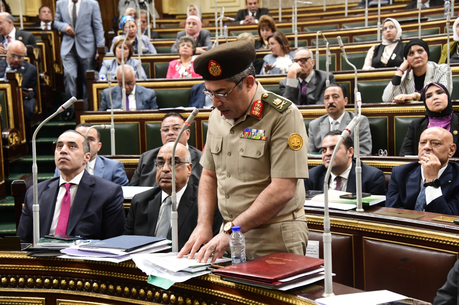 ممثل هيئة القضاء العسكري أمام البرلمان: مشروع الإجراءات الجنائية يحقق اتساق مع جهود الدولة في مجال حقوق الإنسان