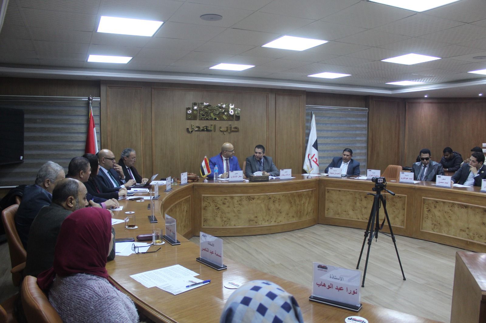 حزب العدل يناقش المشاركة المجتمعية لإنفاذ الاستراتيجية الوطنية لحقوق الإنسان