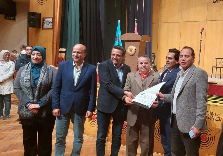 تكريم  الكاتب الصحفى والإعلامي  أستاذ ارمنيوس المنياوى بحفل الرواد