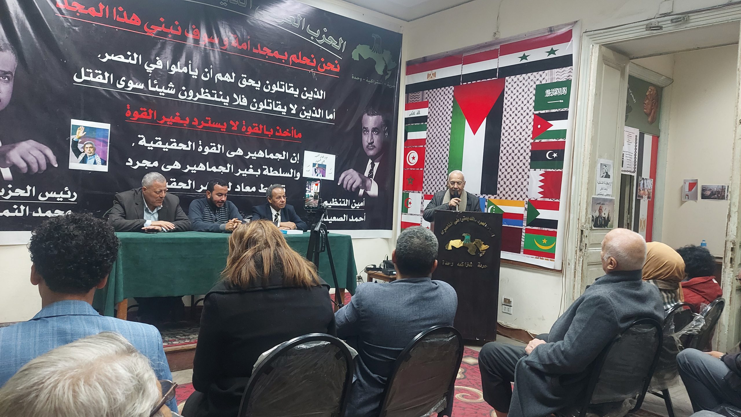 رئيس الحزب العربي الناصري: ديلسيبس ليس رمزًا وعلينا تكريم شهدائنا ورموزنا الوطنية