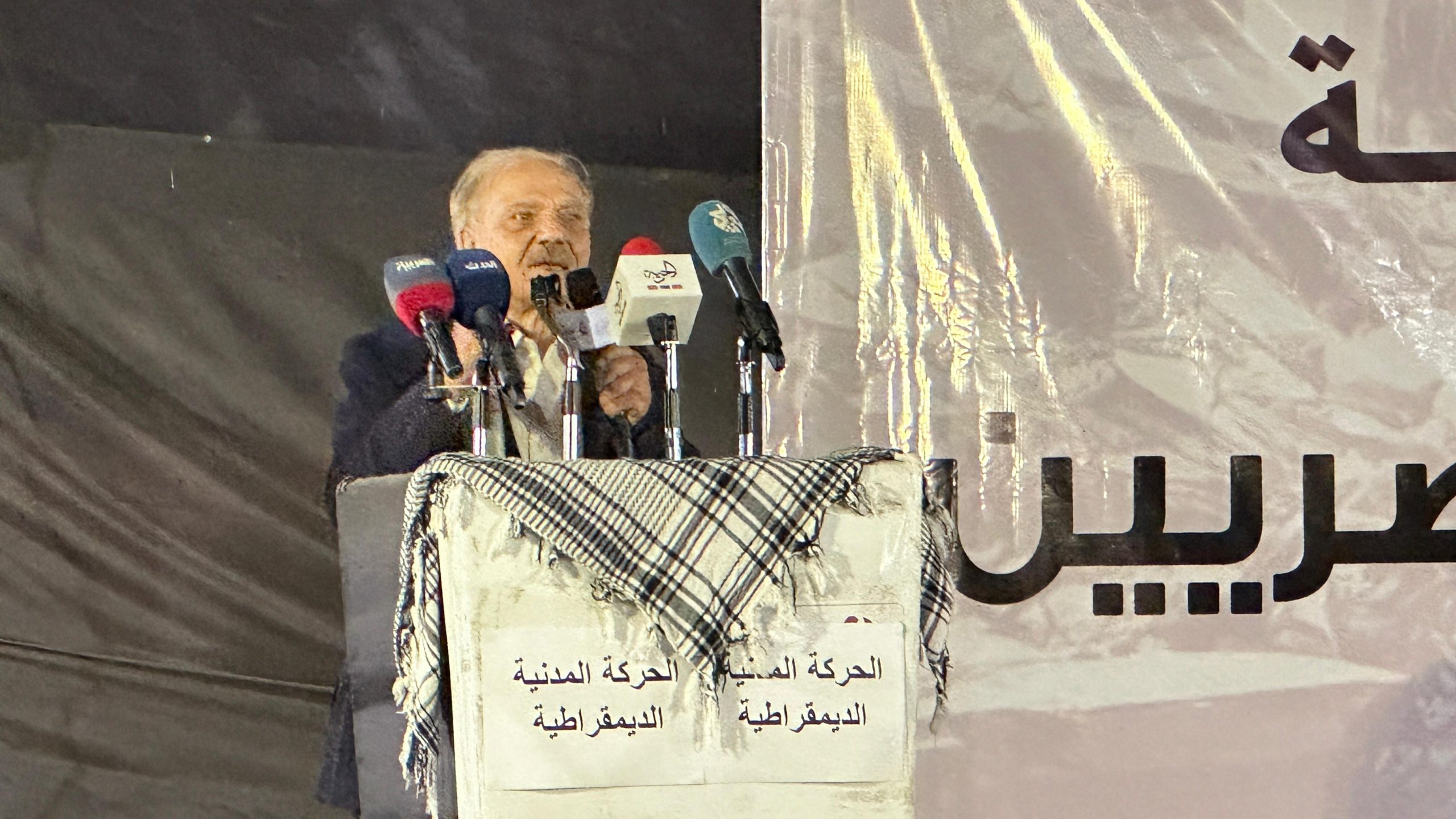 مدحت الزاهد: نرفض خطة ترامب ونطالب بتحرير فلسطين وإطلاق سراح سجناء الرأي