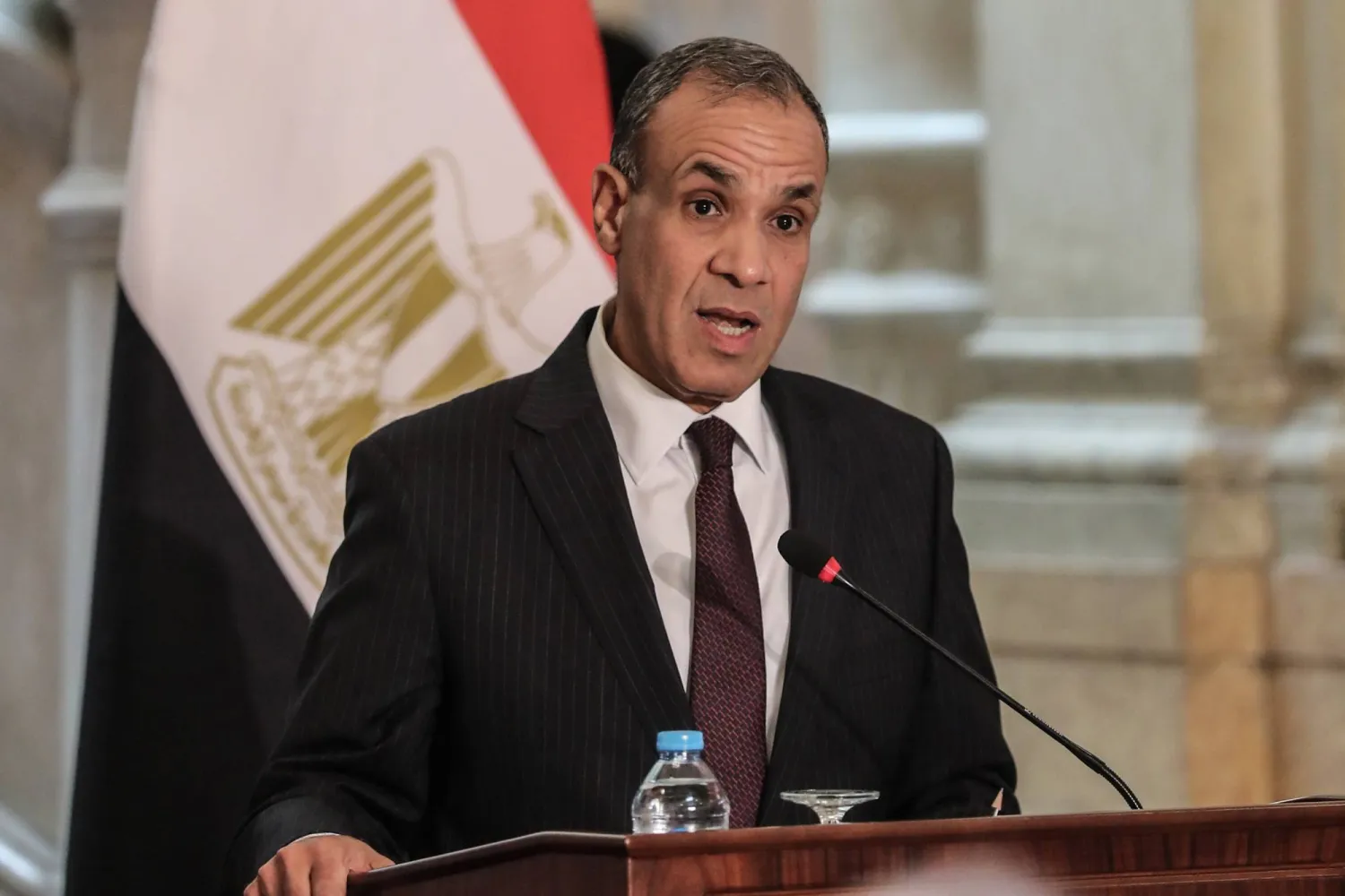 وزير الخارجية: مصر تعمل على تدريب عناصر الشرطة الفلسطينية تمهيدا لنشرها بغزة