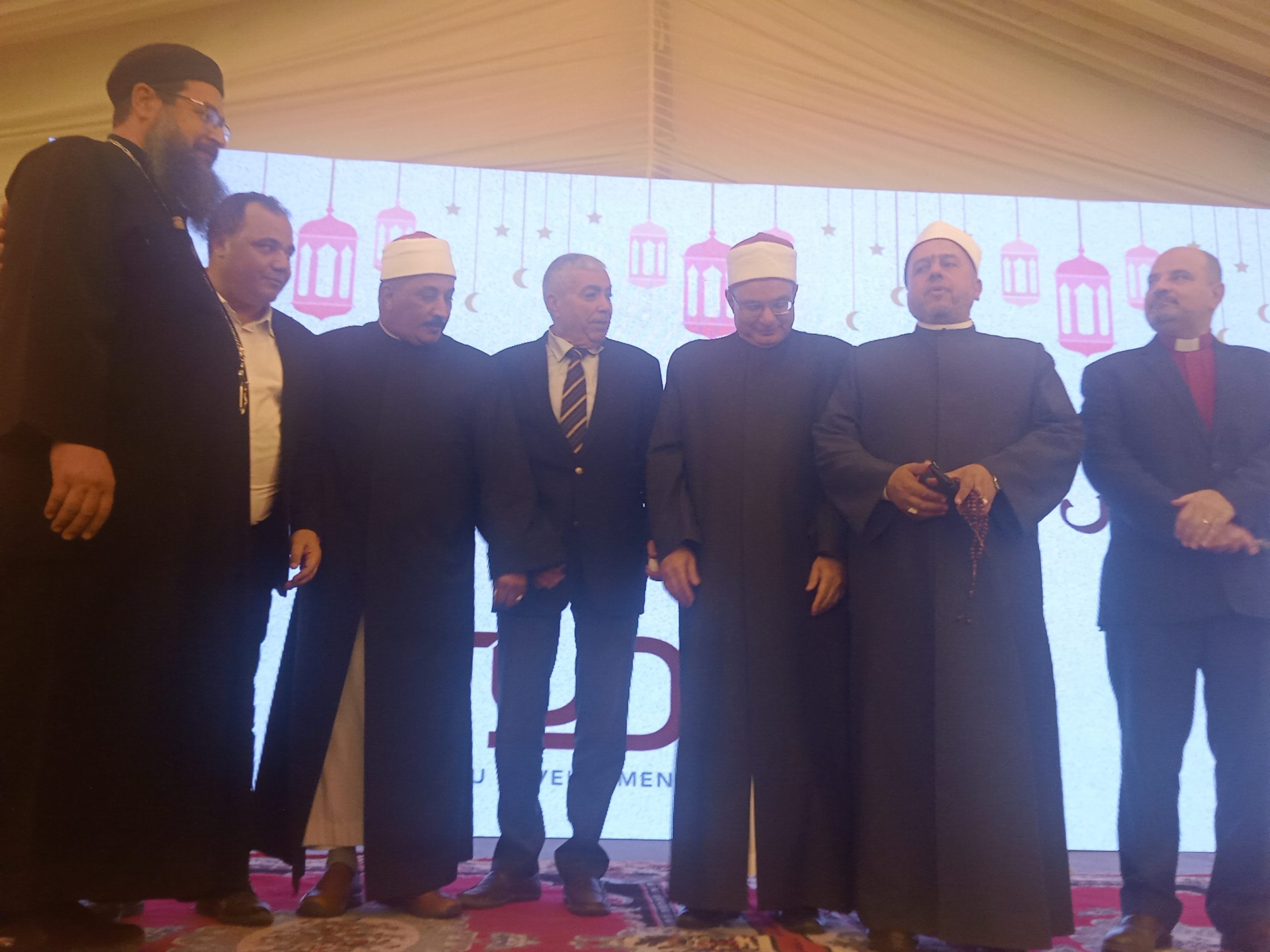 الشيخ  رضا : حفل إفطار المحبه بليالي رمضان دليل صارخ على الوحده الوطنيه