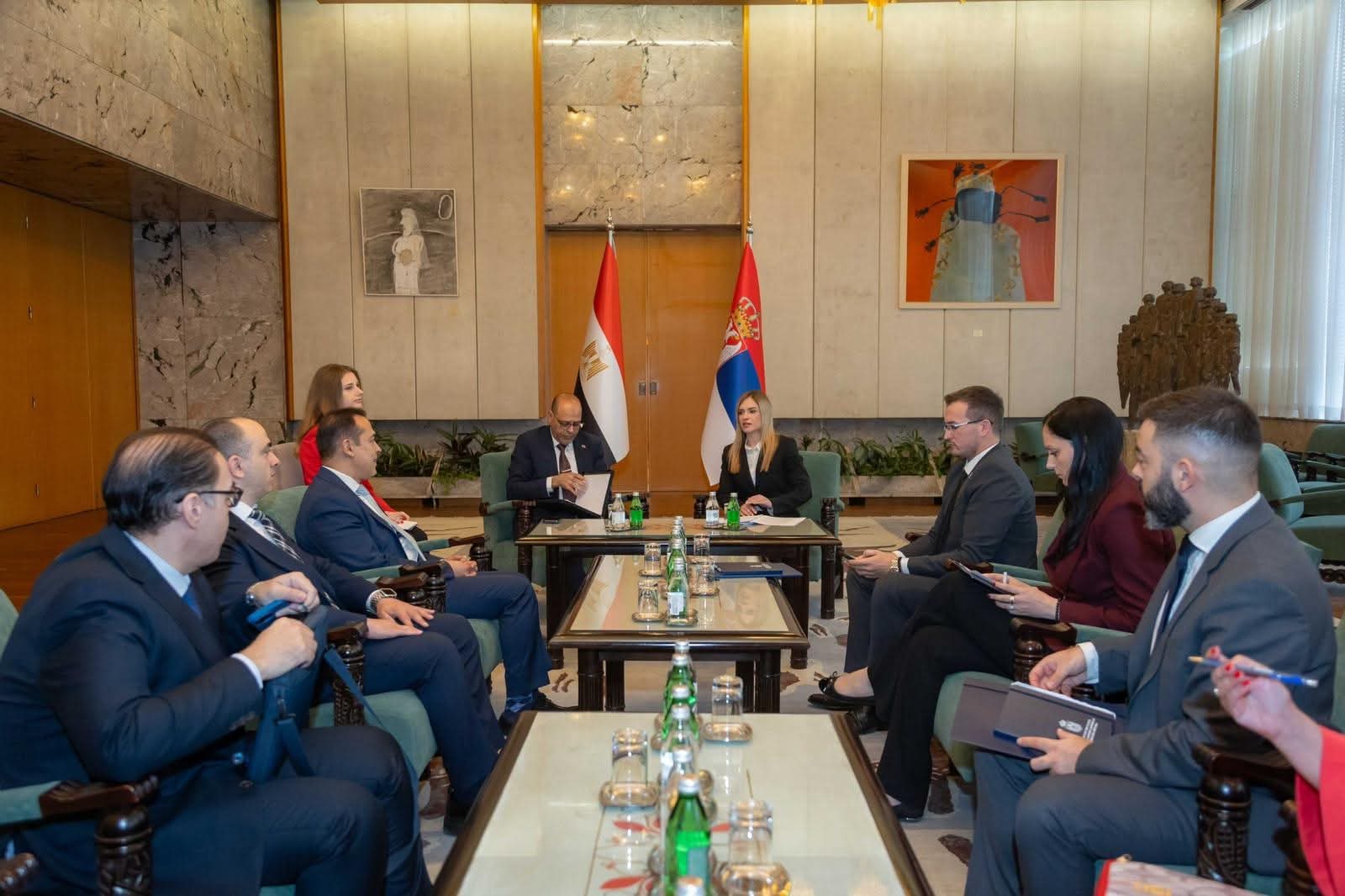 ● الوزير جبران يلتقي وزيرة العمل و التوظيف في صربيا لتفعيل سُبل التعاون وفتح أسواق عمل جديدة أمام الكوادر المصرية المُدربة