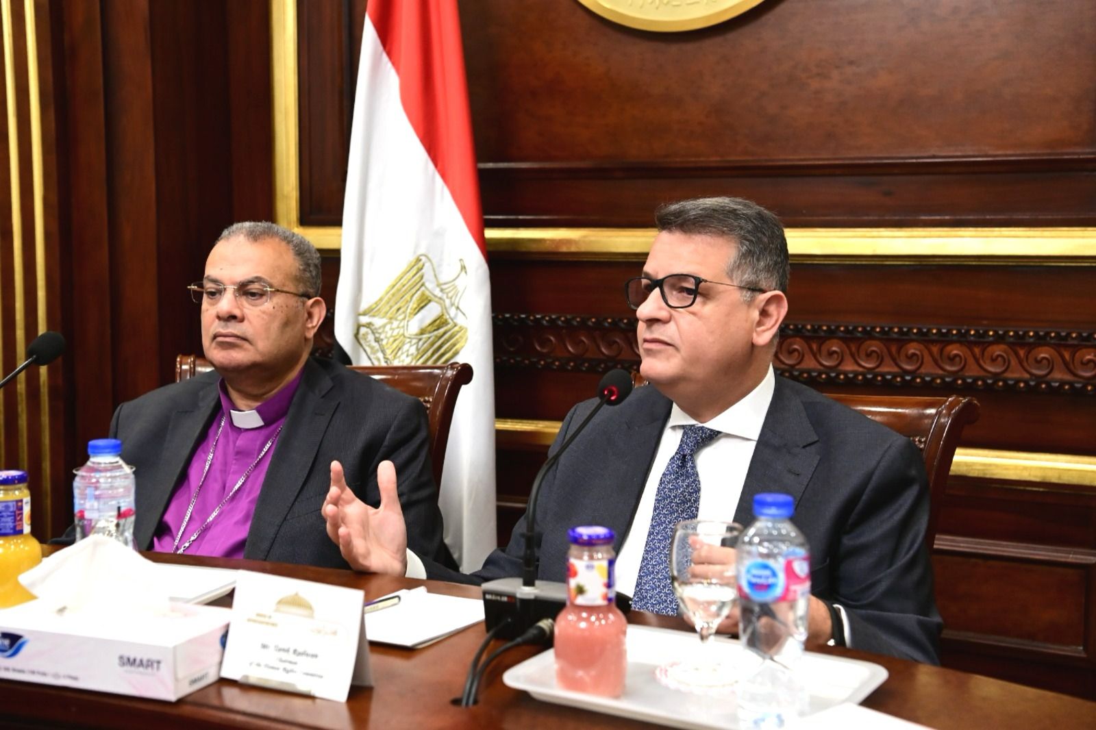 حقوق الإنسان بمجلس النواب تستضيف رئيس الطائفة الإنجيلية وأعضاء الحوار المصري الألماني