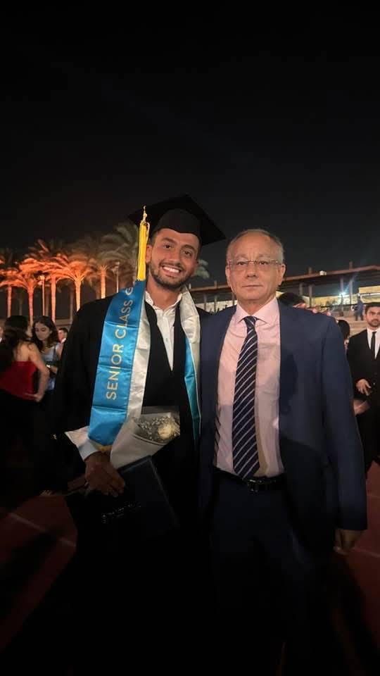 وائل كمال يهنئ عماد جاد بمناسبة تخرج ابنه رامي بمرتبة الشرف العليا