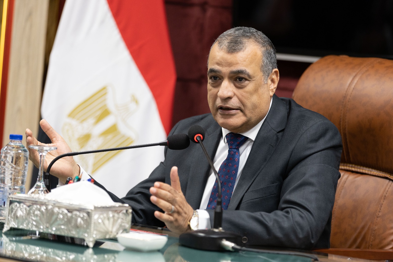وزير الدولة للإنتاج الحربى يلتقى رؤساء البعثات الدبلوماسية والقنصلية المصرية بالخارج