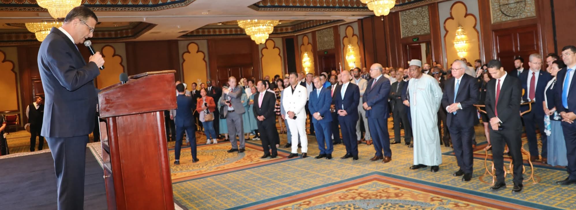 ■علاء فاروق وزير الزراعة يشارك في اليوم الوطني لدولة الفلبين نيابةً عن الحكومة المصرية  ■ "فاروق" يدعو الفلبين لفتح أسواقها أمام الصادرات المصرية المتميزة مثل البصل والثوم والبطاطس والعنب