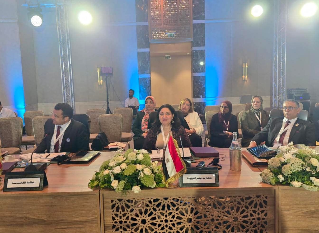 نائبة وزيرة التضامن الاجتماعي تترأس الوفد المشارك فى أعمال "الاجتماع العربي الإقليمي رفيع المستوى" بتونس