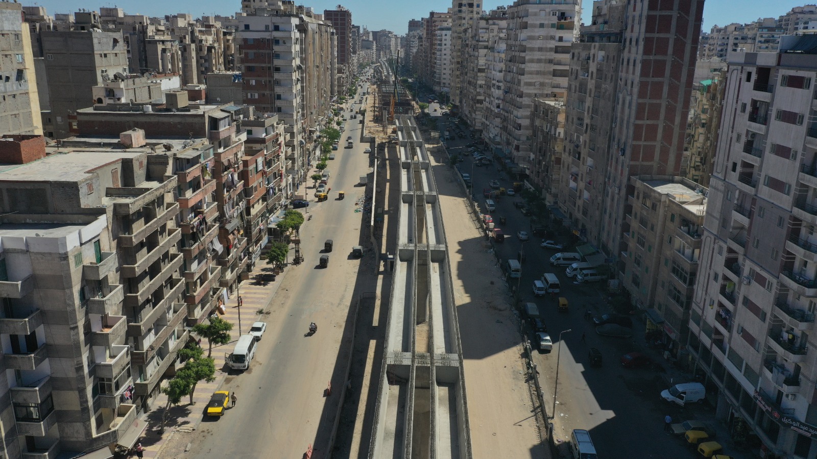 النقل :استمرار  أعمال تنفيذ مشروع المرحلة الأولى من مترو الإسكندرية