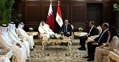 رئيس الوزراء ونظيره القطرى يؤكدان الرفض التام لأية محاولات لتهجير الفلسطينيين من أرضهم
